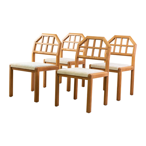 Set of 1980s Scandinavian Side Chairs