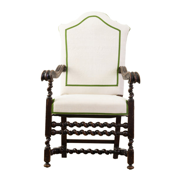 19th Century Italian Throne Chair