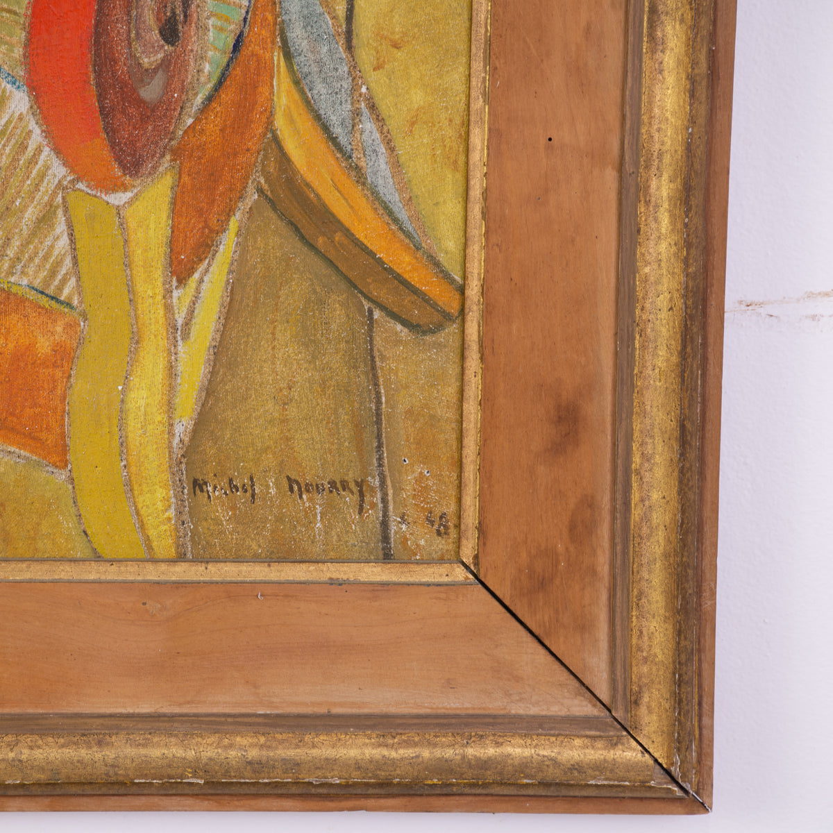 Michel Nourry (1912 1986) Mid 20th Century Still Life with Chair