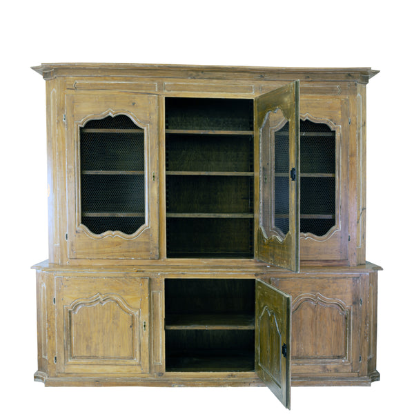 A Louis XV Style Provinical Painted Bookcase