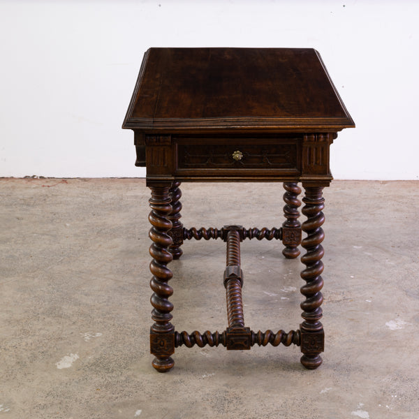 19th Century French Walnut Console Table