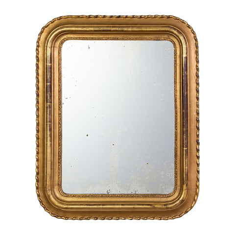 Louis Philippe Scalloped Mirror