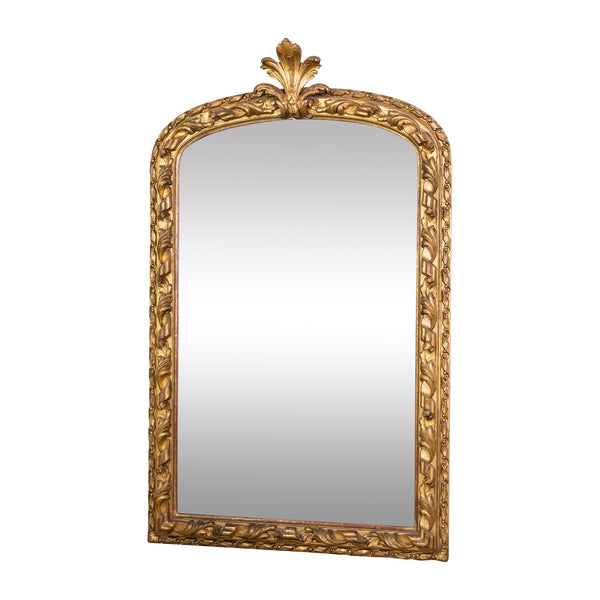 A Fine Louis XV Style Gilwood Overmantel Mirror