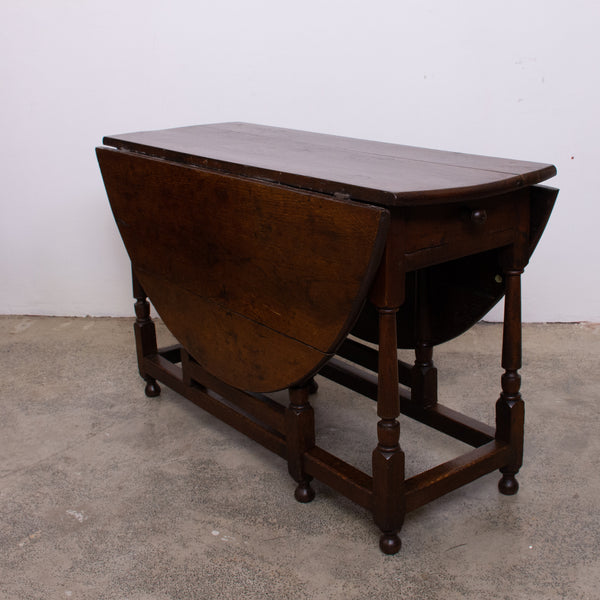 19th Century English Oak Dropside Table