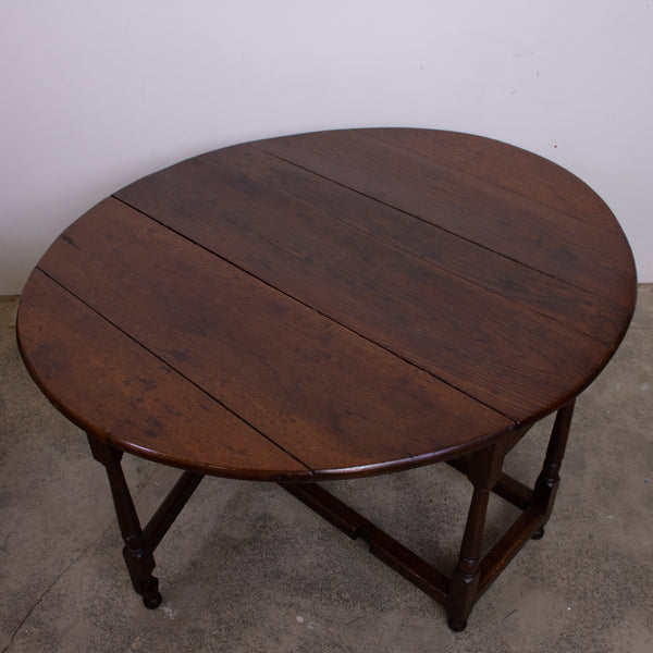 19th Century English Oak Dropside Table