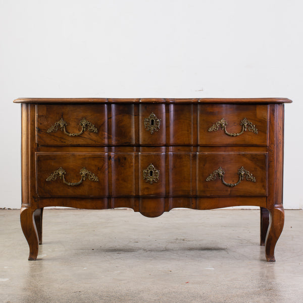 18th Century Style Italian Bow Front Commode