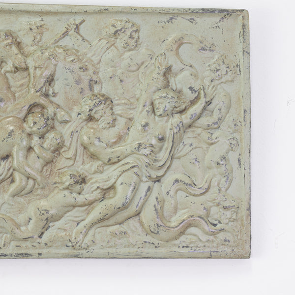 A 19th Century Decorative Classical White Painted Lead Frieze