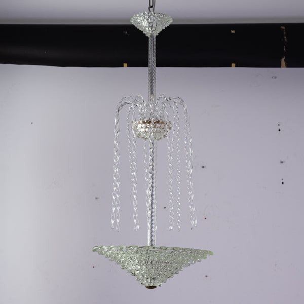 A Tall Mid Century Rostrato Chandelier