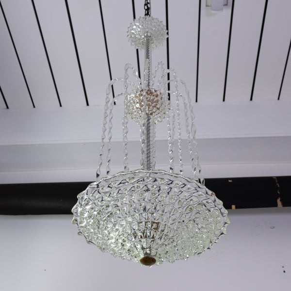 A Tall Mid Century Rostrato Chandelier