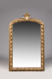 A Fine Louis XV Style Gilwood Overmantel Mirror