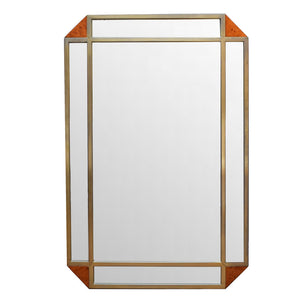 A Large Art Deco Style Mirror