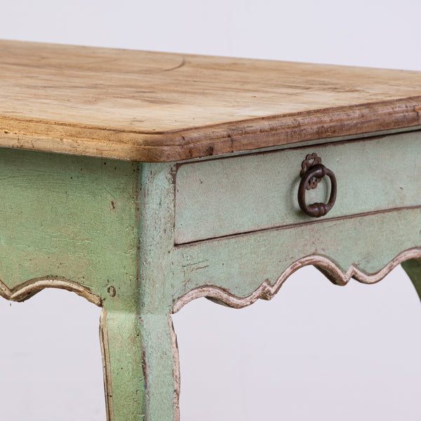 Antique Louis XV Style Painted Side Table