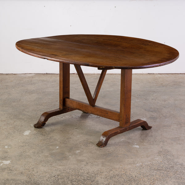 A Large  19th Century Cherry Vigernon Table