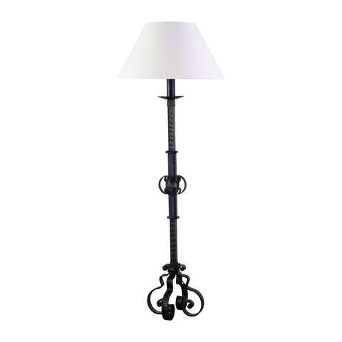 Mid 20th Century French Wrought Iron Standard Lamp