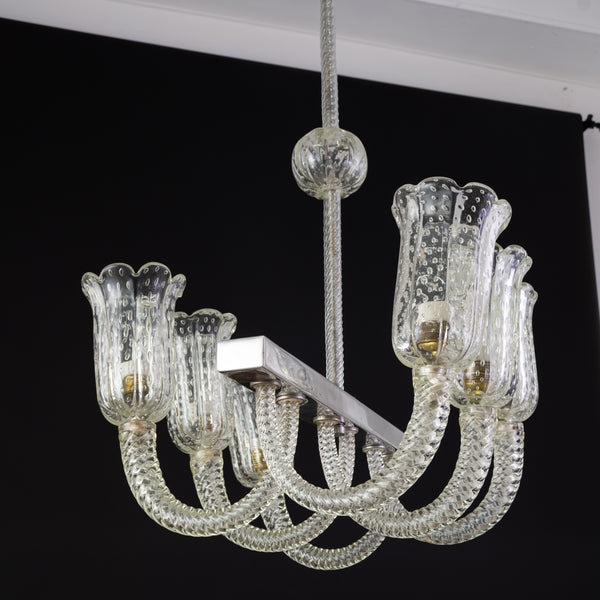 A 1950s Barovier and Toso Chandelier