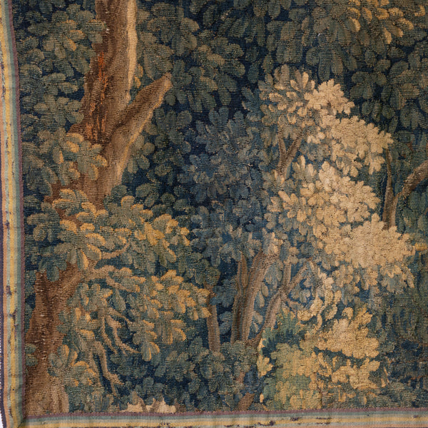 late 18th  century Aubusson Verdure Tapestry Fragment