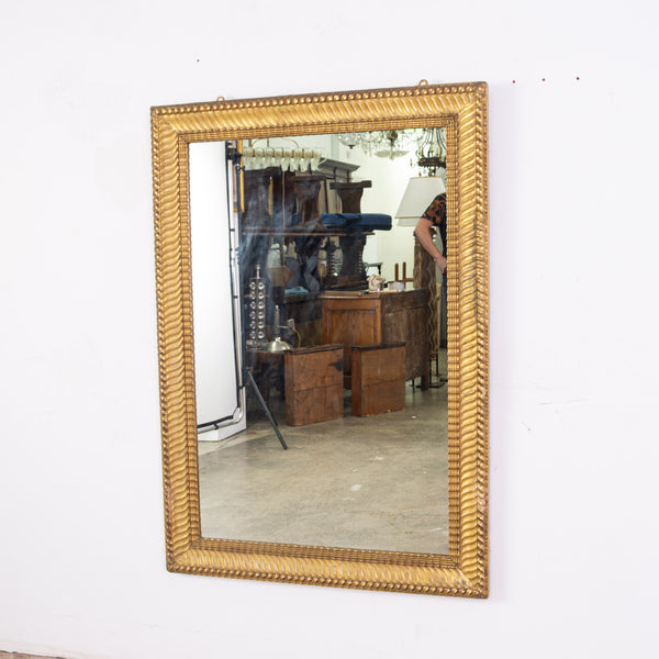 Antique Italian Giltwood Mirror