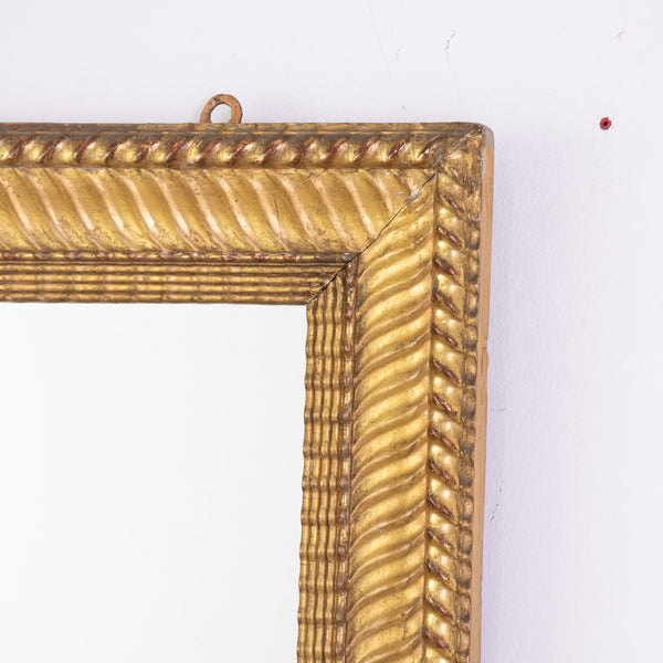 Antique Italian Giltwood Mirror