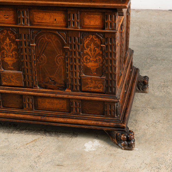 Pair of antique Spanish Wedding Cassone from Catalonia Spain
