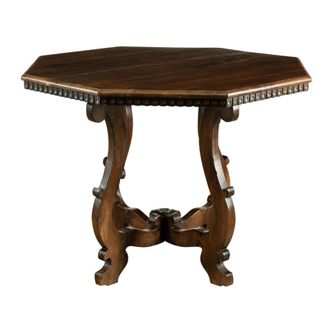 Octagonal Table in the Italian Renaissance Style