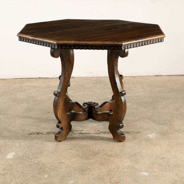 Octagonal Table in the Italian Renaissance Style