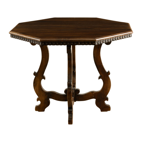 Octagonal Table in the Italian Renaissance Style