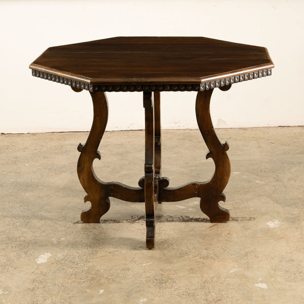 Octagonal Table in the Italian Renaissance Style