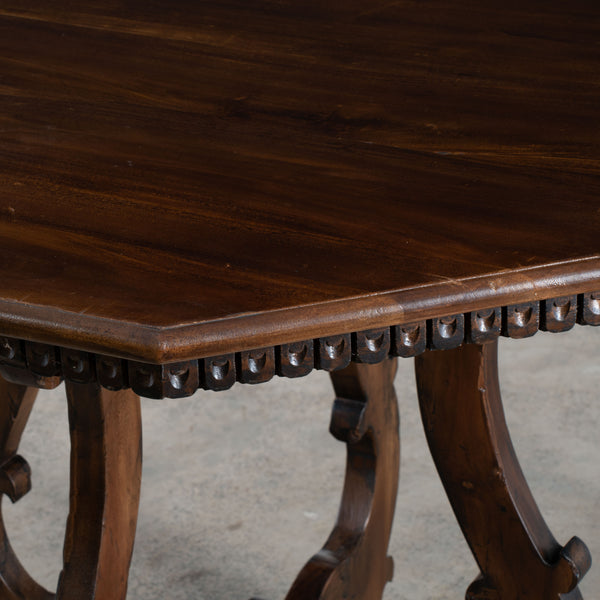 Octagonal Table in the Italian Renaissance Style