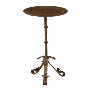 Spanish Martini Table with Gilt finish with foliate Turns