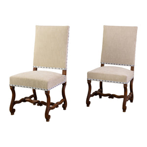Pair Louis XIII Style Side Chairs