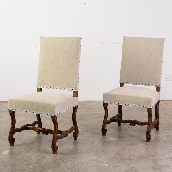 Pair Louis XIII Style Side Chairs