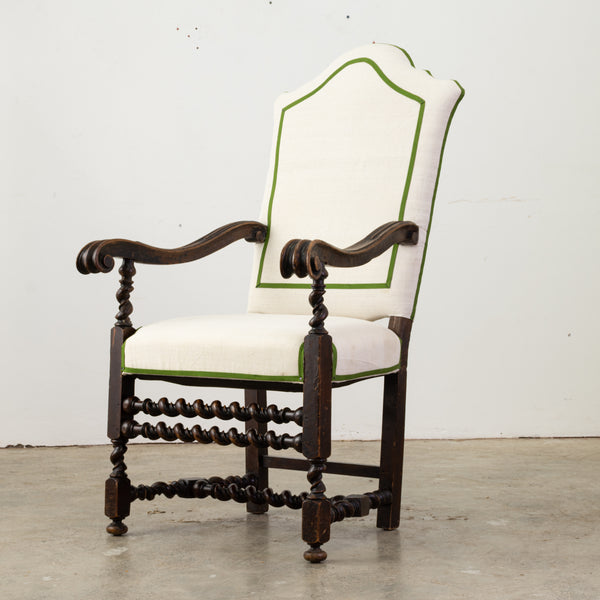 19th Century Italian Throne Chair