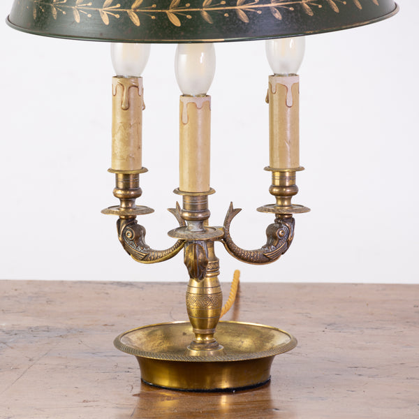 20th Century Empire Style Bronze Bouillotte lamp