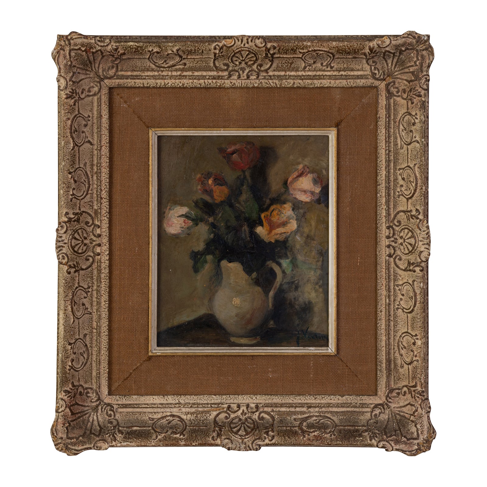 Impressionist Still life Signed J. Ventosa