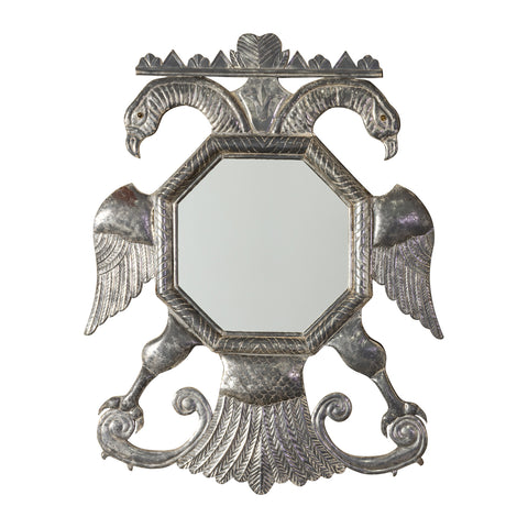 Mid 20th Century Pressed Metal Mirror in the Empire Style