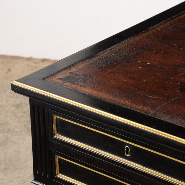 Louis XVI Style Ebonised Bureau Plat