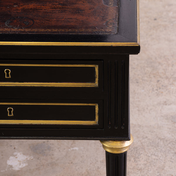 Louis XVI Style Ebonised Bureau Plat