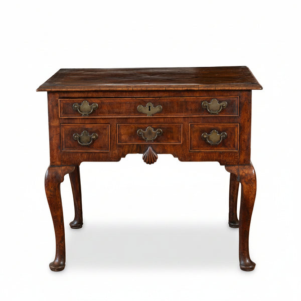Queen Anne Period Walnut Lowboy