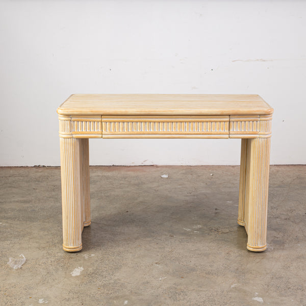 20th Century Pencil Reed Console Table