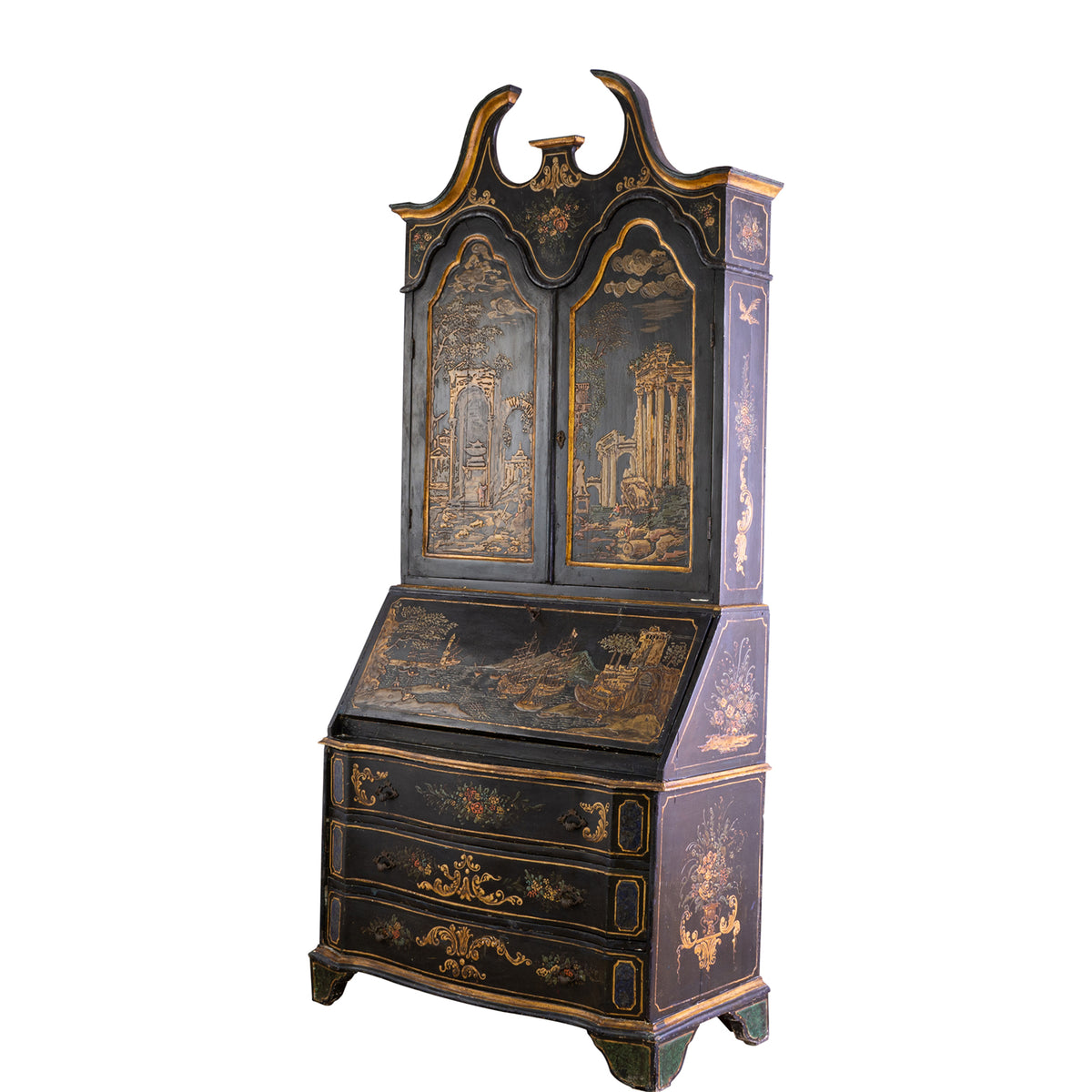 A 19th Century Baroque Venetian Lacquered Bookcase – The Vault Sydney