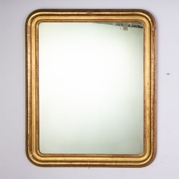 A Louis Philippe Gilt Gesso Mirror