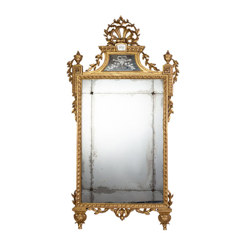 A Florentine Giltwood Louis XVI Mirror