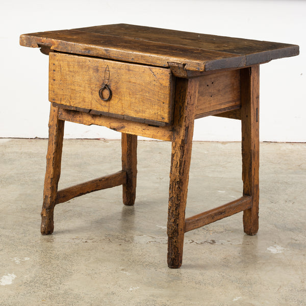 18th Century Spanish Provincial Frutiwood Side Table