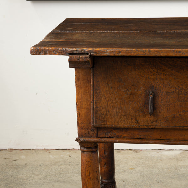 18th Century Spanish Provincial Frutiwood Side Table