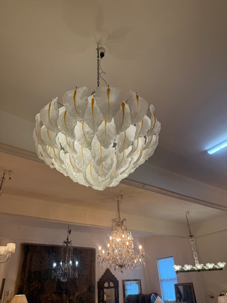 A Vintage Mazzega Petal Chandelier