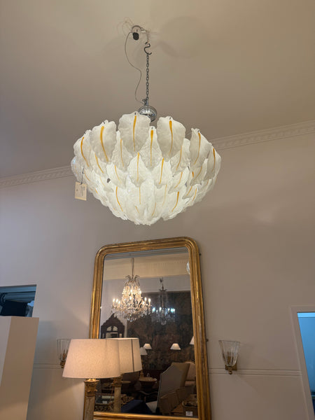 A Vintage Mazzega Petal Chandelier