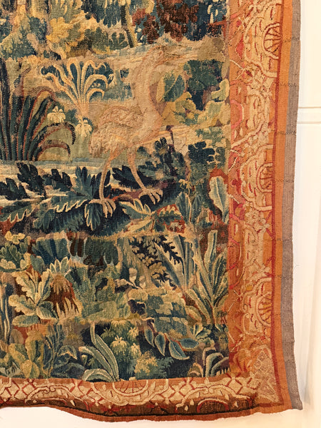Late 17th/18th century Flemish Verdure Tapestry