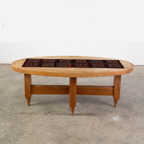 Ceramic Tiled Coffee Table by Robert GUILLERME (1913 - 1990) & Jacques CHAMBRON (1914 - 2001),