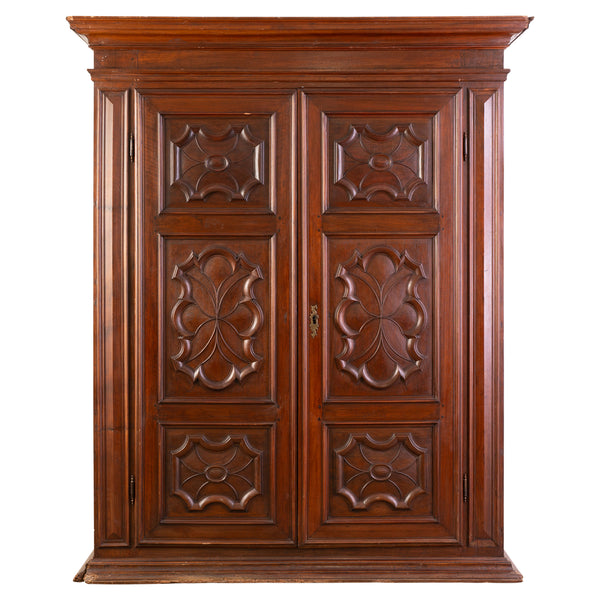 A Large 18th Century Italian Walnut Armadio