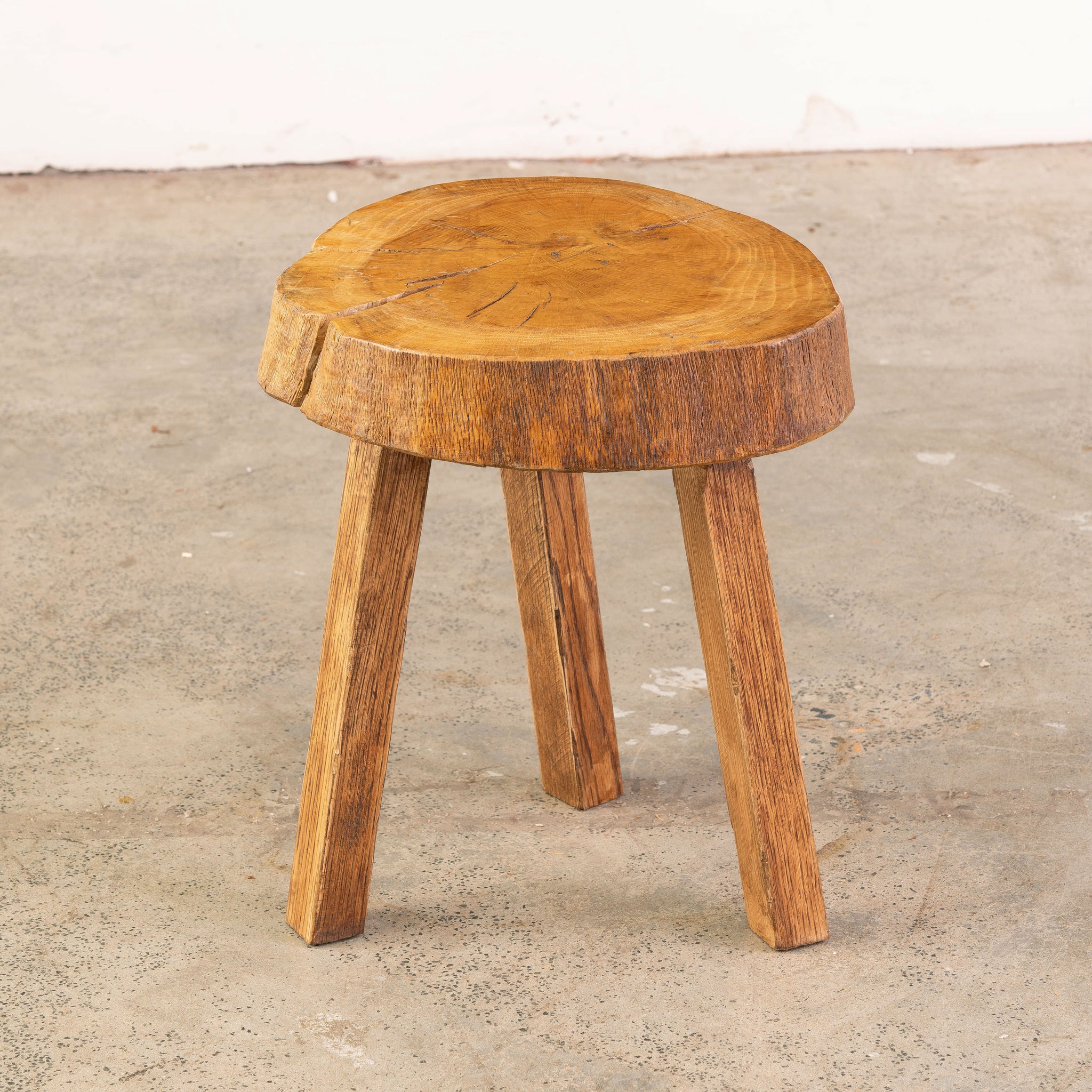 Brutalist Stool with Slab Top – The Vault Sydney